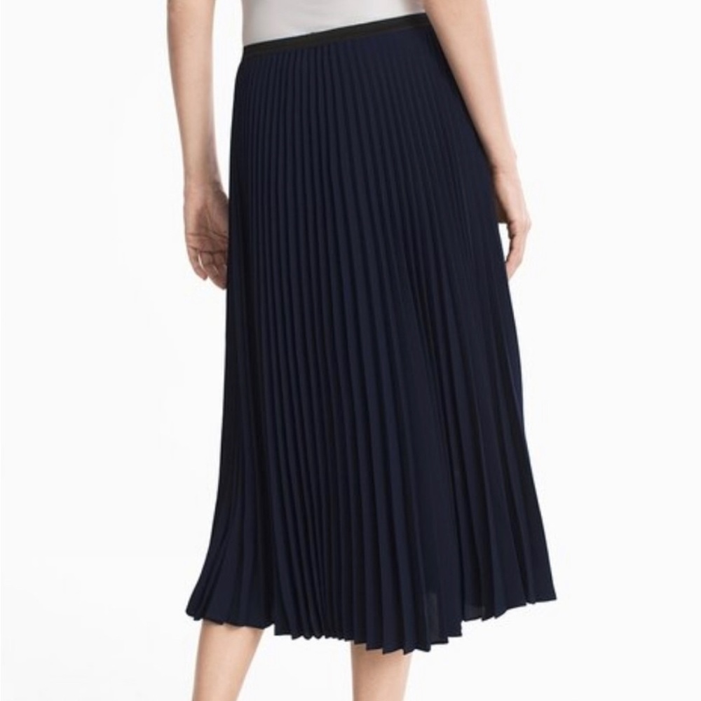 White House Black Market Pleated Midi Skirt